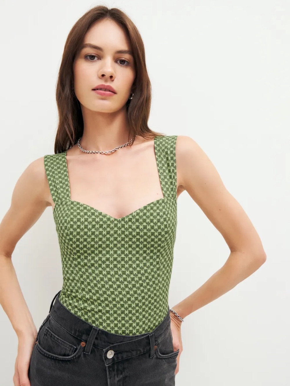 Reformation Hester Top in Piccolo
